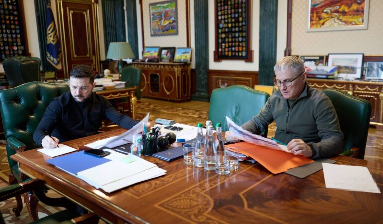 Володимир Зеленський та Олег Іващенко