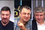 Сергей Лямец, Николай Фельдман и Юрий Романенко в эфире