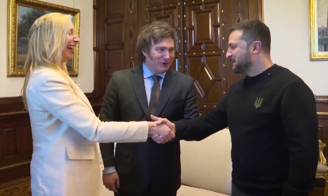 Хавьер Милей и Владимир Зеленский