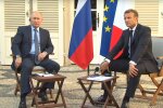 Владимир Путин и Эммануэль Макрон, вторжение России в Украину, Франция, Россия, Украина