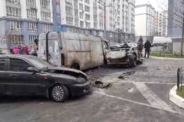 Пожар на территории ЖК, Киев, поджигатели