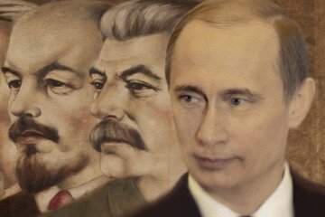 Владимир Путин Владимир Ленин Йосиф Сталин