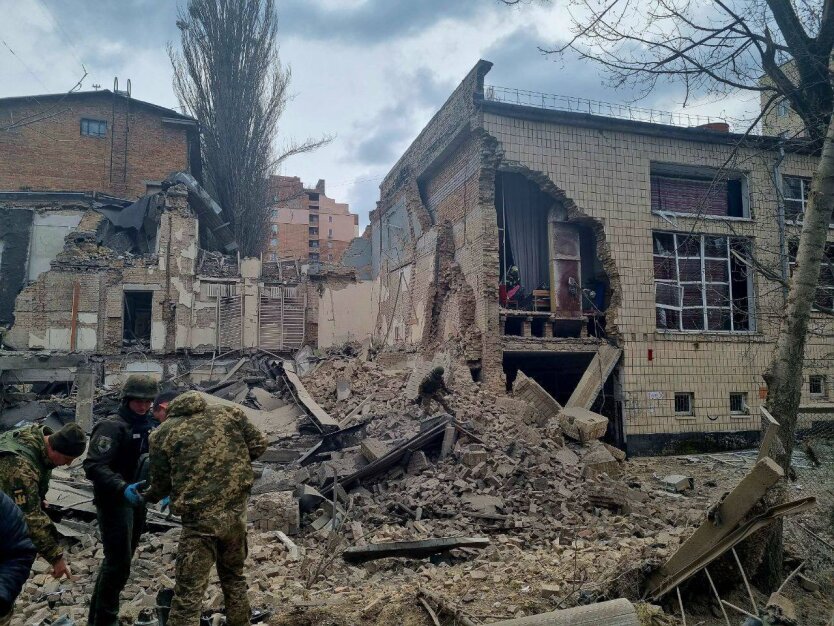Удар оккупантов по Киеву