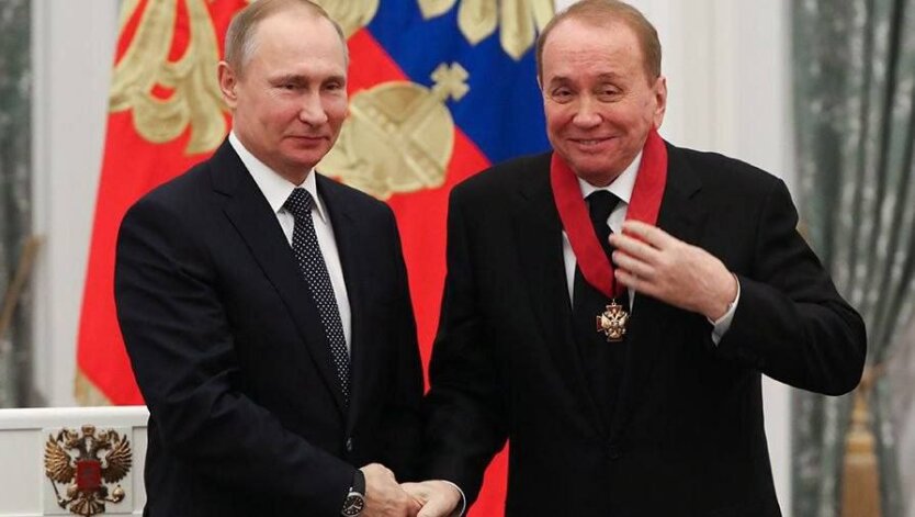 Vladimir Putin and Alexander Maslyakov