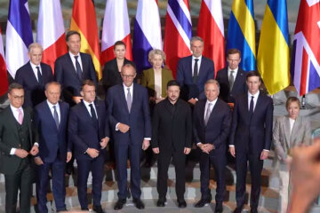 Владимир Зеленский, лидеры ЕС и представители США