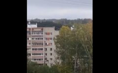 В сети появился момент падения беспилотника в российском Смоленске: видео