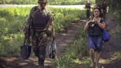 каратель украинская армия население Донбасса