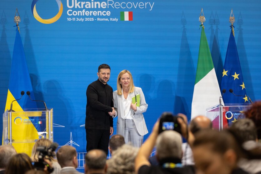 Владимир Зеленский и Джорджиа Мелони