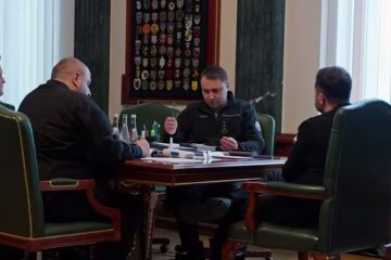 Володимир Зеленський, Рустем Умеров і Кирило Буданов