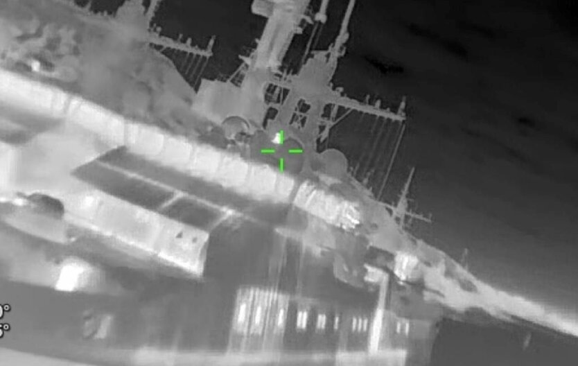 Удары по российским кораблям