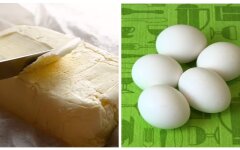Цены на сливочное масло и яйца, цены на продукты