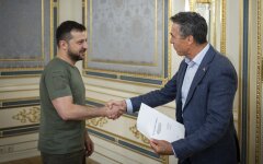Володимир Зеленський та Андерс Фог Расмуссен у Києві