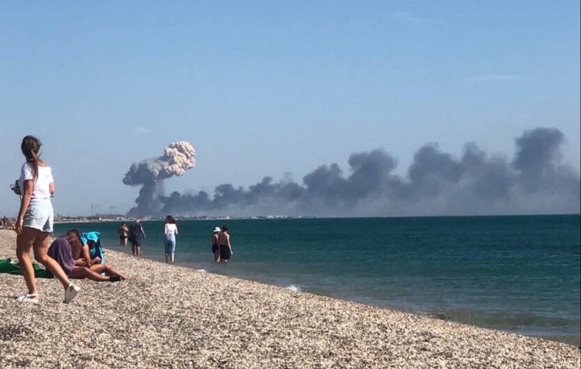 Взрывы в Новофедоровке, фото