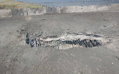 В сети опубликовали фото нового "прилета" по Чонгарскому мосту