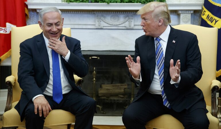 Дональд Трамп Натаньяху