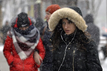 Погода в Украине: снегопад