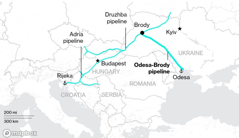 Нефтепровод Одесса-Броды