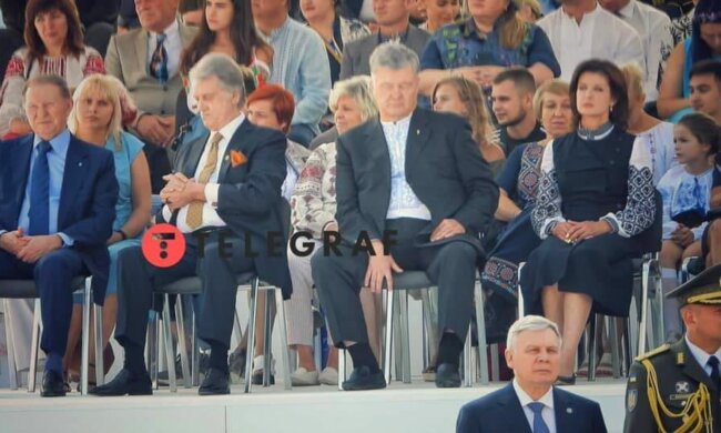 Петр Порошенко, Леонид Кучма и Виктор Ющенко