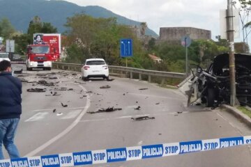 взрыв в Черногории
