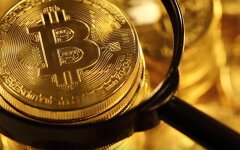 биткоин, падение, колебания, биржи