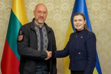 Денис Шмыгаль и Довиле Шакалене