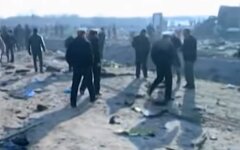 крушение самолета в Иране