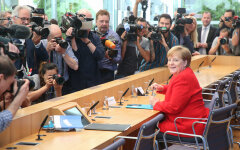 German Chancellor Angela Merkel press conference in Berlin