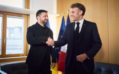 Владимир Зеленский и Эмманюель Макрон