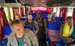 Освобожденные украинские военные