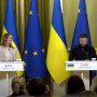 Володимир Зеленський та Роберта Мецола