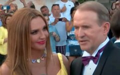 Жена Медведчука Оксана Марченко попала на "Миротворец"