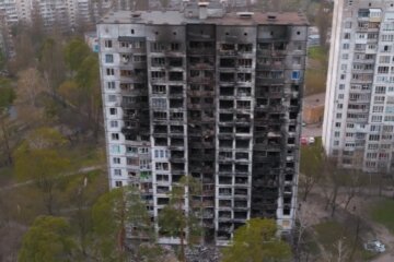 Разрушенный дом в Киевской области, квартиры, война с Россией