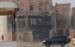 Наслідки авіаудару в Досі