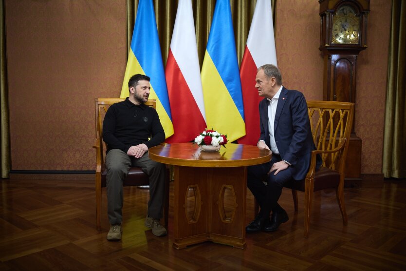 Владимир Зеленский и Дональд Туск