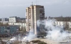 Энергодар, вторжение россии, разгон митинга