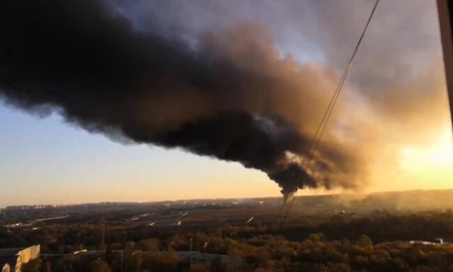 Пожар в Московской области