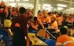 Бунт рабочих в России,митинг на заводе "Газпрома",Ренейсанс Хэви Индастрис,Газпром