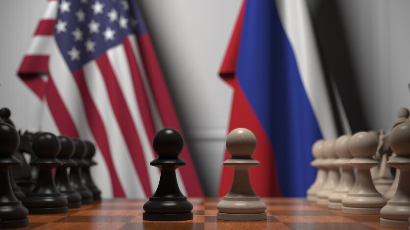 США и Россия на шахматной доске. Противостояние