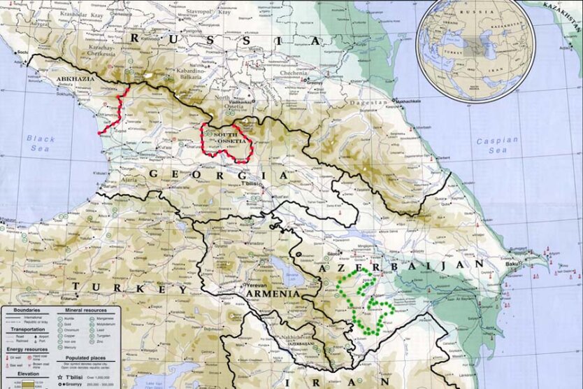 Южный Кавказ  и Каспий