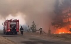 Пожары в Луганской области