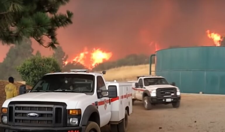 Пожар в Калифорнии