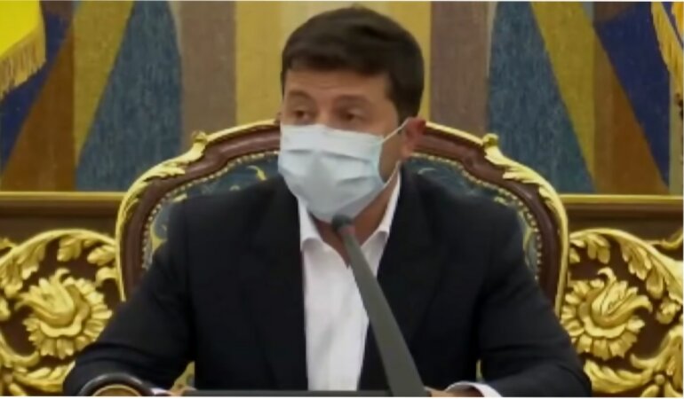 Владимир Зеленский, Геннадий Друзенко, Скандал в КСУ