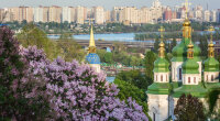 Киев-Печерская Лавра весной. Украина