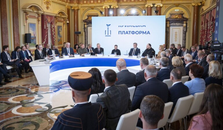 Владимир Зеленский на Крымской платформе