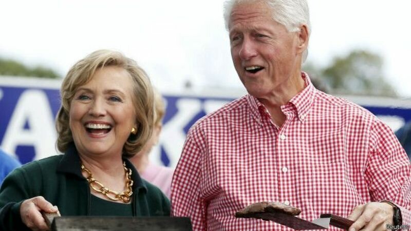 Хиллари и Билл Клинтон