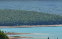 В оккупированном Крыму катастрофически обмелело водохранилище