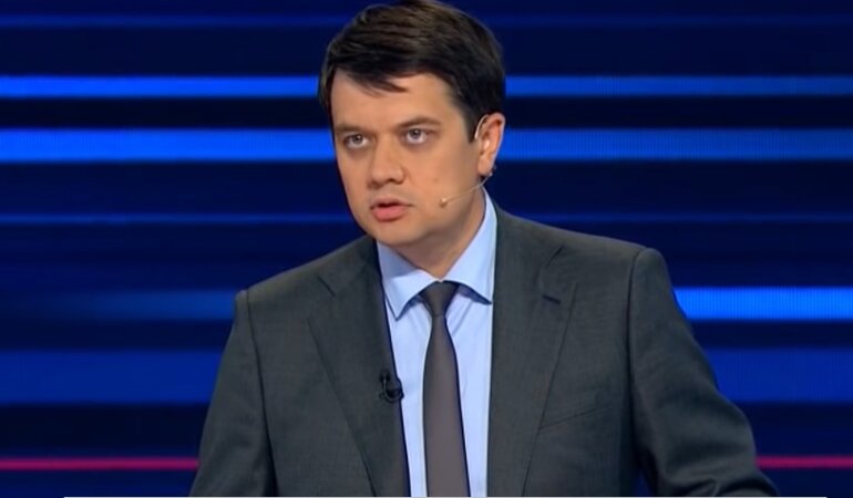 Дмитрий Разумков, Донбасс, террористы