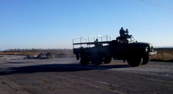 грузовки 21 блокпост смелое