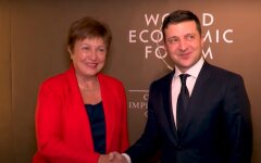 Кристалина Георгиева и Владимир Зеленский