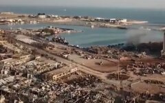 CNN показала масштабы разрушений в Бейруте после взрыва: видео с дрона